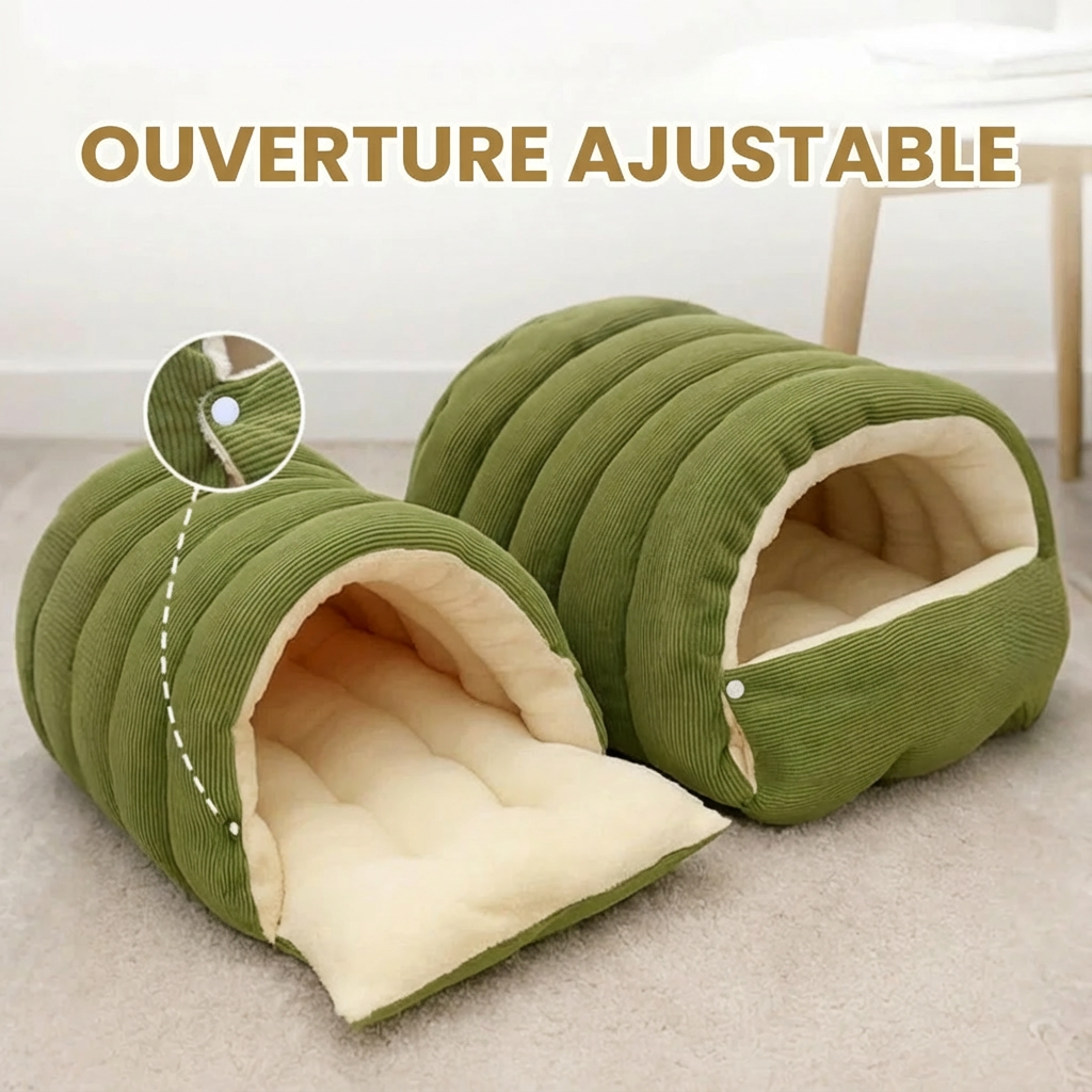 Cocon d'Hiver douillet pour chats et chiens